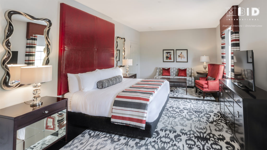 Award Winning Boutique Hotel Design Firm Red Bedroom Suite