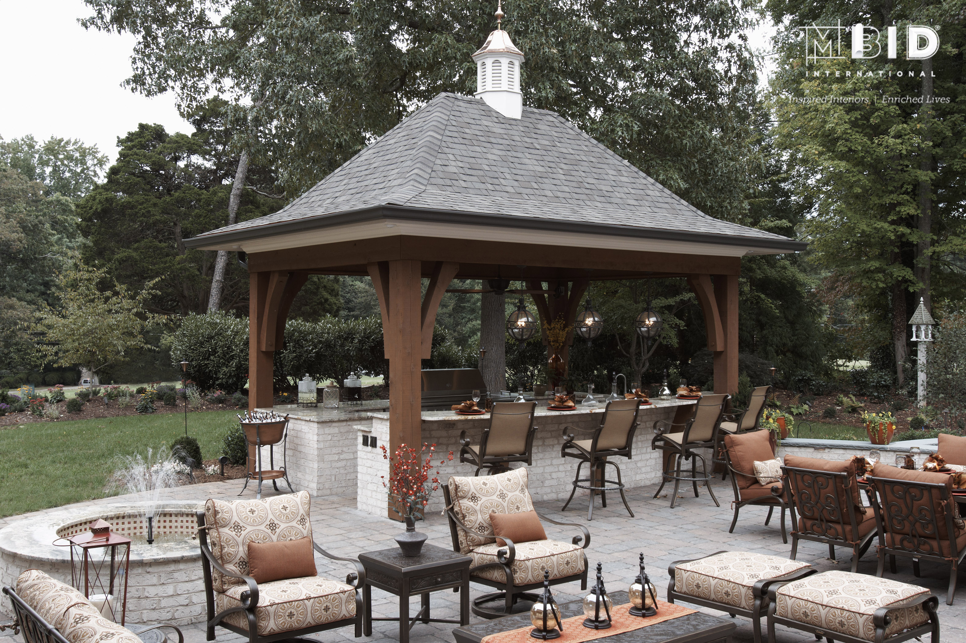 Outdoor Kitchen and Patio Designed for Entertaining! - MBID International